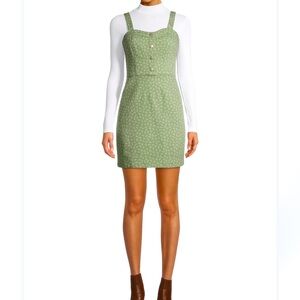 No Boundaries Green Sleeveless Dress EUC